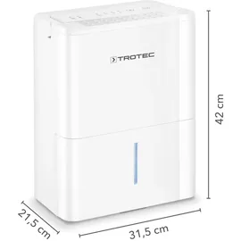Trotec Luftentfeuchter TTK 32 E (max. 14 L/24h), geeignet für Räume bis 15 m2 / 37 m3