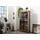 MASSIVMOEBEL24.DE Vitrine Mango 90 x 40 x 180 cm Braun