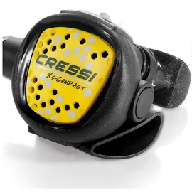 Cressi Atemregler-Set AC2 Compact Mit Octopus XS – Erste Stufe Kolbengesteuert – INT Anschluss – Leichtes und Ergonomisches Design