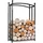 Cook King Kaminholzregal BERRY Stahl 0,90 m Schwarz