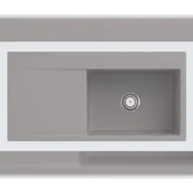 Villeroy & Boch Subway Style 60 flat rechts fossil + Handbetätigung