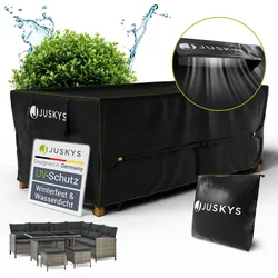 Juskys Gartenmöbel Abdeckplane 210 x 110 x 75 cm - winterfest, wasserdicht, UV-Schutz, Schutzhülle