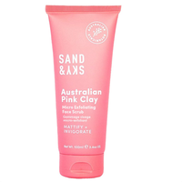 Sand & Sky Australian Pink Clay Micro-exfoliating face scrub
