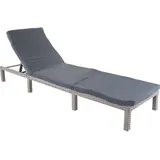 MCW MCW-A51 Sonnenliege 198 x 60 x 71 cm Grau