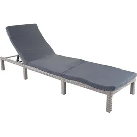 MCW MCW-A51 Sonnenliege 198 x 60 x 71 cm Grau