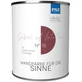 PNZ - Die Manufaktur Wandfarbe Colors of Intuition, reine Silikatfarbe, hochdeckend, große Farbtiefe rot