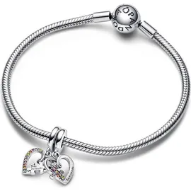 Pandora Puzzleteil Herzen Silber 792239C01