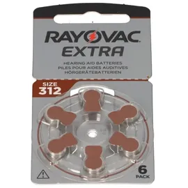 Rayovac Extra Advanced 312 PR41 6 St