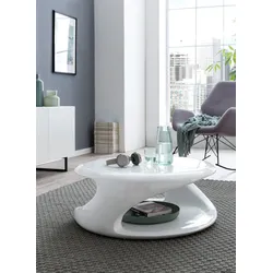 Couchtisch SALESFEVER, weiß, B:80cm H:33cm T:80cm, Tische, mit modernem Lounge Charakter