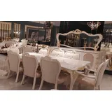 Xlmoebel Esstisch Esszimmertisch Esstisch Holz Tisch Barock Ess Luxus Möbel (1-St., Esstisch), Hergestellt in Europa weiß