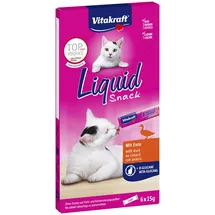 Vitakraft Liquid-Snack mit Ente & ß-Glucane 6x 15 g