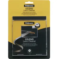 Fellowes CD/DVD Linsenreiniger, Zur Reinigung von CD-Laufwerken zur Optimierung der Lesefunktion, 1 Packung = 1 Stück