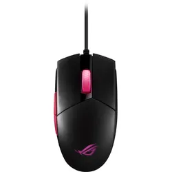 ASUS ROG Strix Impact II Electro Punk Gaming Maus - kabelgebundene Gaming Maus mit 6200dpi und Omron D2FC-F-K Switches