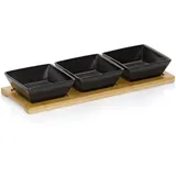 Kela 12262 Serviergeschirr Porzellan schwarz