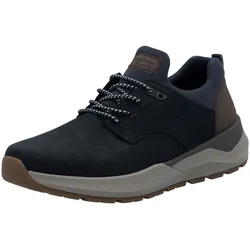 Sneaker RIEKER "Rieker Sneaker Leder", Herren, Gr. 45, pazifik, Leder, Schuhe