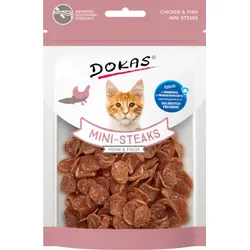 Dokas Katze Mini-Steaks Katzensnack MiniSteak Huhn und Fisch