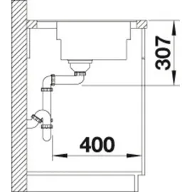 Blanco Zenar XL 6 S-F DampfgarPlus weiß + Excenterbetätigung + InFino + Holzschneidbrett