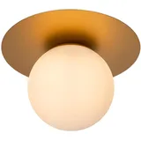 LUCIDE TRICIA - Deckenleuchte - Ø 25 cm - 1xE27 - Mattes Gold/Messing