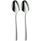WMF Kaffeelöffel 2er Set BOSTON, L 13,2 cm - Cromargan Edelstahl 18/10 - poliert - 2er Set
