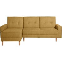 Max Winzer® Ecksofa Just Chill kubisches Schlafsofa im skandinavischen Stil, bequem, Recamiere links oder rechts montierbar, mit Rückenverstellung gelb