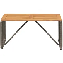 vidaXL Gartentisch 80 x 40 x 40 cm Grau/Braun