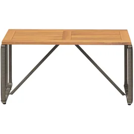 vidaXL Gartentisch 80 x 40 x 40 cm Grau/Braun
