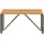 vidaXL Gartentisch 80 x 40 x 40 cm Grau/Braun
