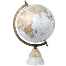 Signes Grimalt  Statuetten und Figuren Globus Welt  in Weiss, Einheitsgrösse
