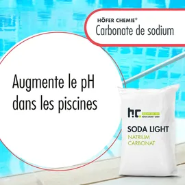 Höfer Chemie 20x 25 kg Natriumcarbonat (Soda) leicht technische Qualität