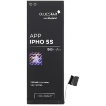 Bluestar Akku Ersatz kompatibel mit iPhone 5S 1560 mAh Austausch Batterie Handy Accu APN 616-0721