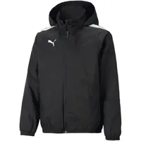 Puma teamLIGA Allwetter Jacke Kinder black 164