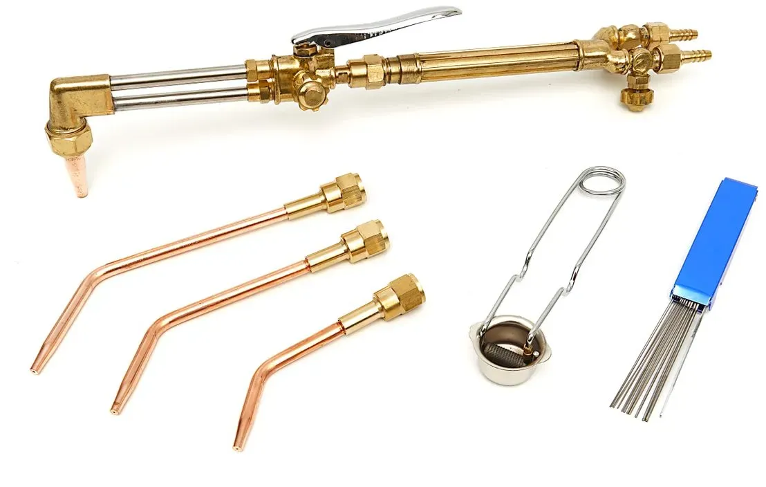 HBM 10-teiliges professionelles Schweißbrenner- und Schneidbrenner-Set