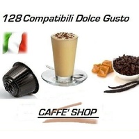 128 Kaffeekapseln kompatibel Nescafè Dolce Gusto®, "Cappuccino mit Vanille"