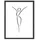 WALTHER+ DESIGN Silhouette Bilderrahmen schwarz 30x40 cm 3 St.