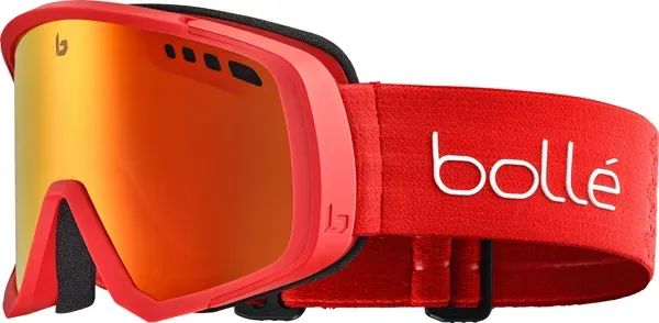 BOLLE MAMMOTH Schneebrille 2025 red matte/sunrise