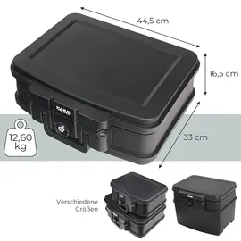 HMF Dokumentenbox 44,5 x 16,5 x 33 cm 1-tlg. schwarz