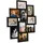 vidaXL Bilderrahmen Collage schwarz 13x18 cm 10 St.