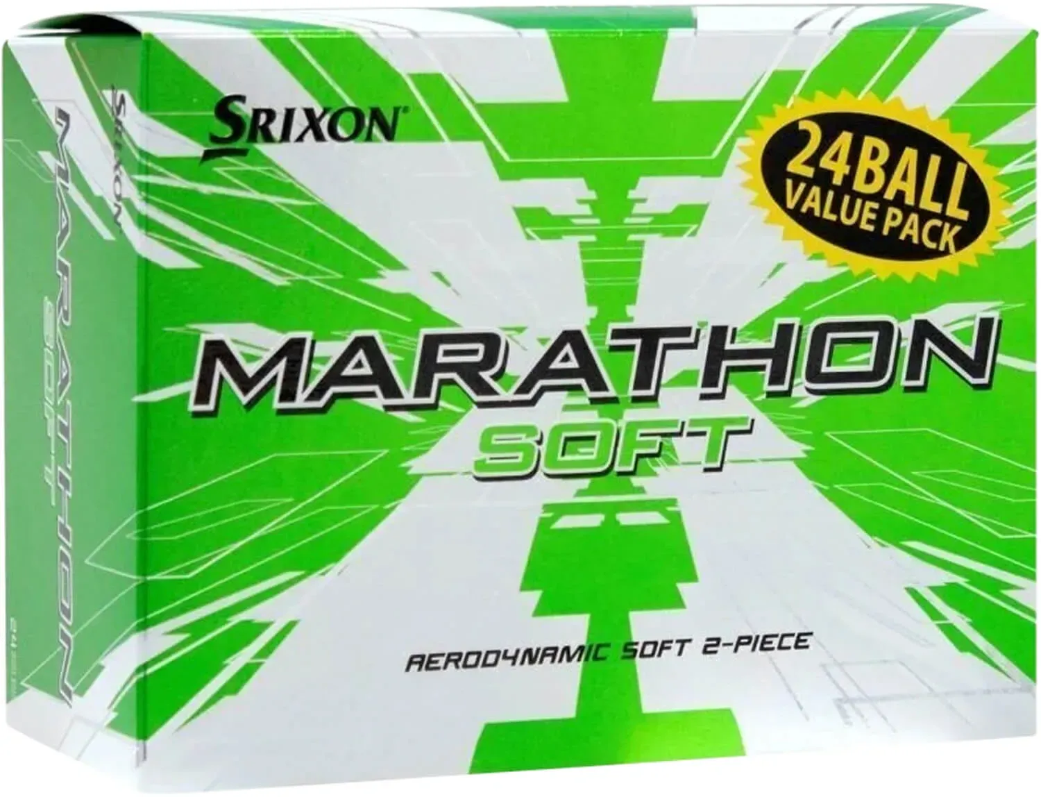 Srixon Golfbälle Marathon Soft - 24er Pack, weiss