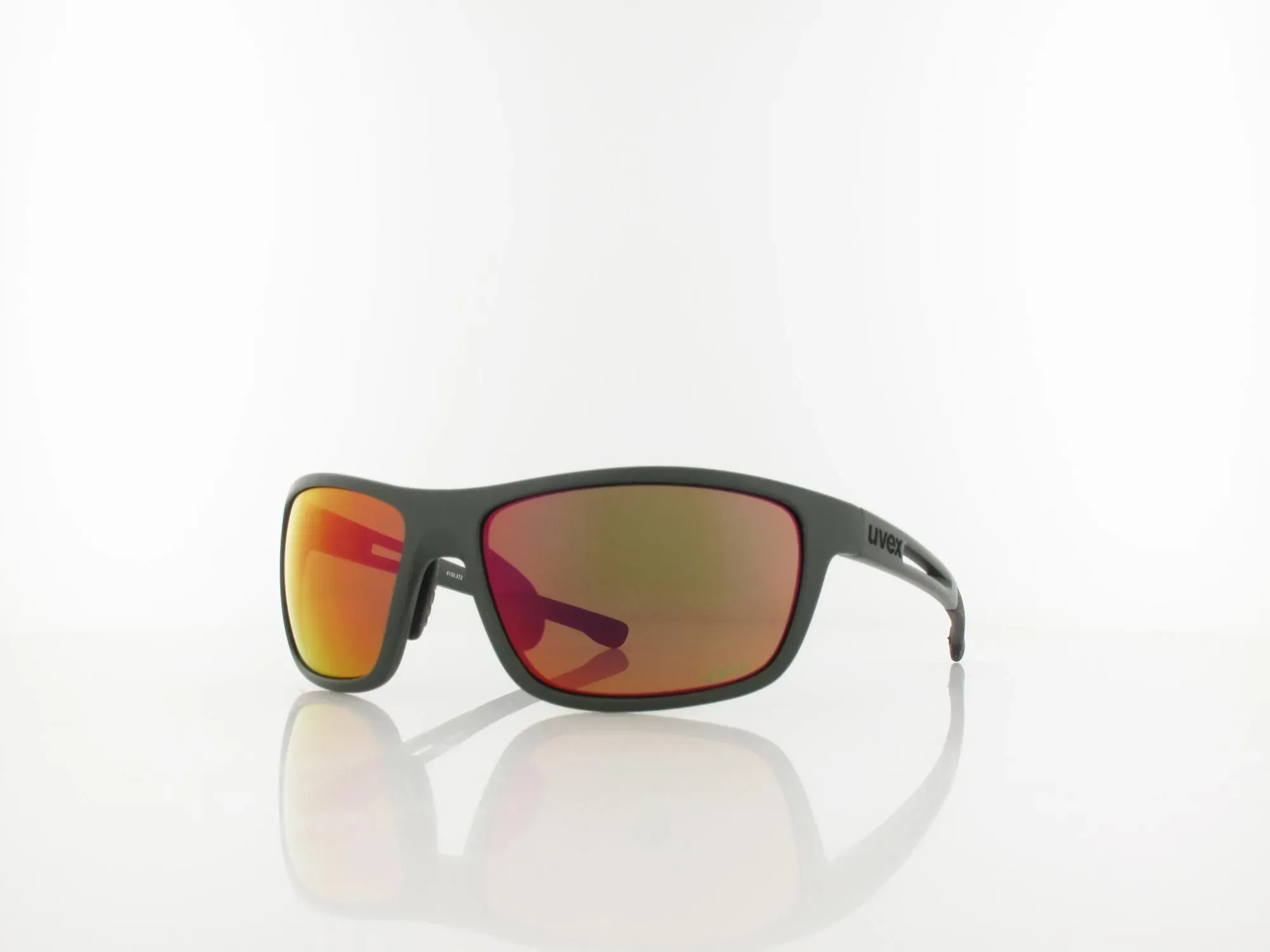 UVEX RXd 4004 CV 7200 9054 58 khaki matt / colorvision nature - red mirror
