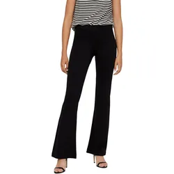 Vero Moda Damen Hose VMKAMMA Flared Fit Flared Schwarz 10209858 Normaler Bund Tunnelzug S - 34