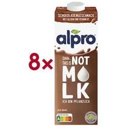 alpro 8er-Pack Sojadrink »This Is Not Milk Schoko« 1 Liter