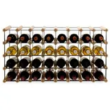 Proregal Weinregal Natur, Holz, Kiefer, Rechteckig, 82.5x42.5x24.5 cm, Wohnzimmer, Regale, Weinregale