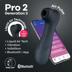 Satisfyer Pro 2 Generation 3 Connect App, 16,5 cm, schwarz