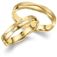 MARRYA Trauring Titan Ringe Trauringe Eheringe Partnerringe goldfarben 66