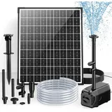 poposoap 30W Solar Teichpumpe 1500 L/h