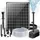 poposoap 30W Solar Teichpumpe 1500 L/h