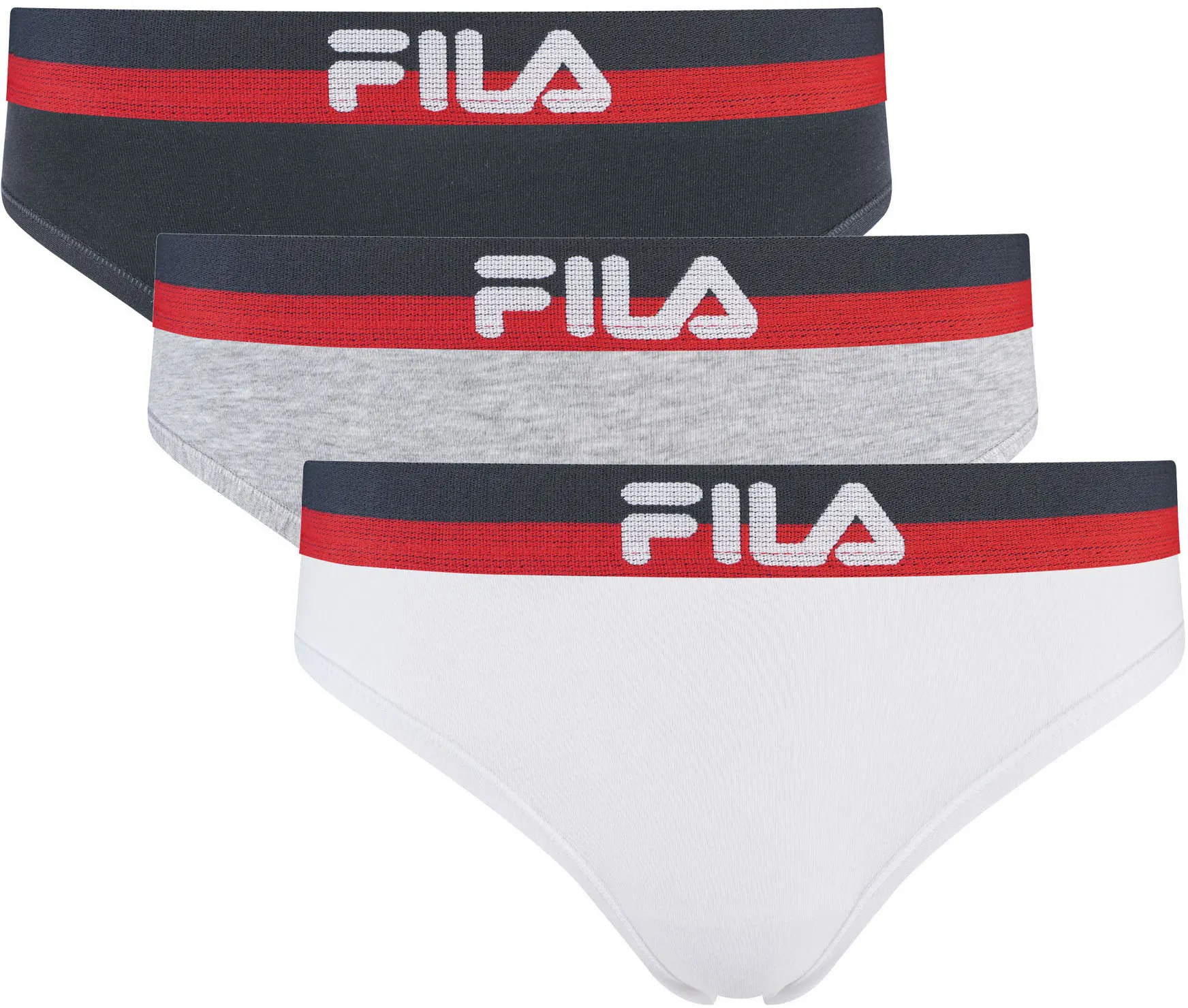 Fila Slip, (3er Pack), mit elastischem Logobund, Woman Culotte Fila mix S