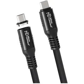 MicroConnect USB-C auf USB-C 0,5 m Schwarz
