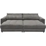 ed exciting design Big-Sofa Cord 2-Sitzer Grau