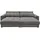ed exciting design Big-Sofa Cord 2-Sitzer Grau
